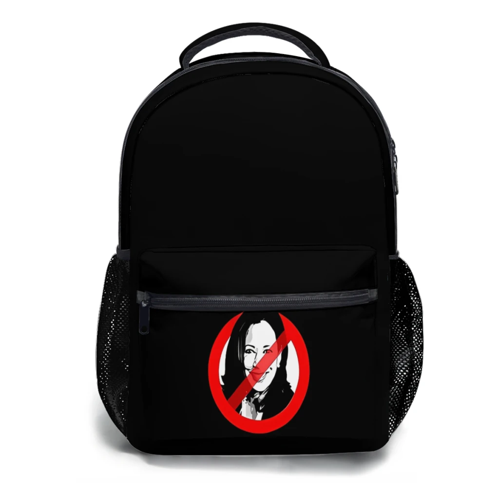 Anti Kamala Harris 2024 Cancel Kamala Harris Printed Lightweight Casual Children's Youth Backpack Schoolbag