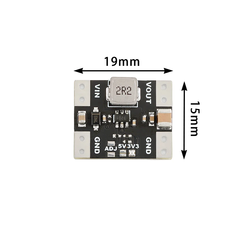 2 pz XL565201 ad alta potenza 5A 3.3V 5V DC-DC caricatore Step-down regolabile modulo di alimentazione scheda Buck 0.8V-7V 4.5V-17V TPS565201