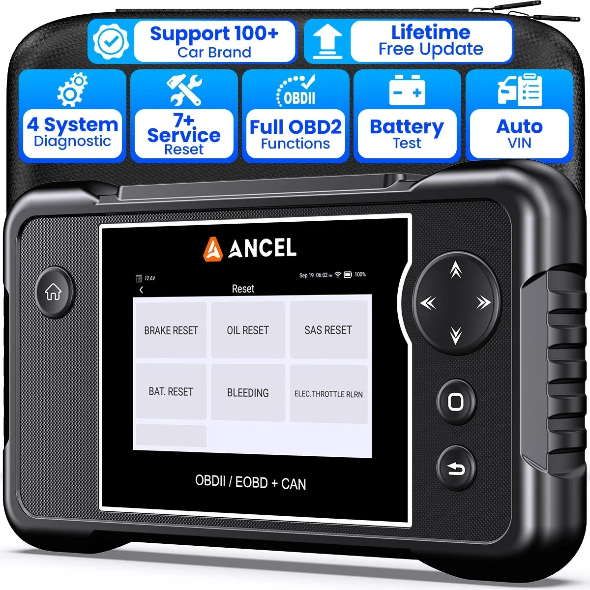 OBD2 Scanner ABS SRS Transmission Check Engine Car Diagnostic Tool Code Reader ANCEL FX2000 PRO Car Automotive Diagnostic Tool