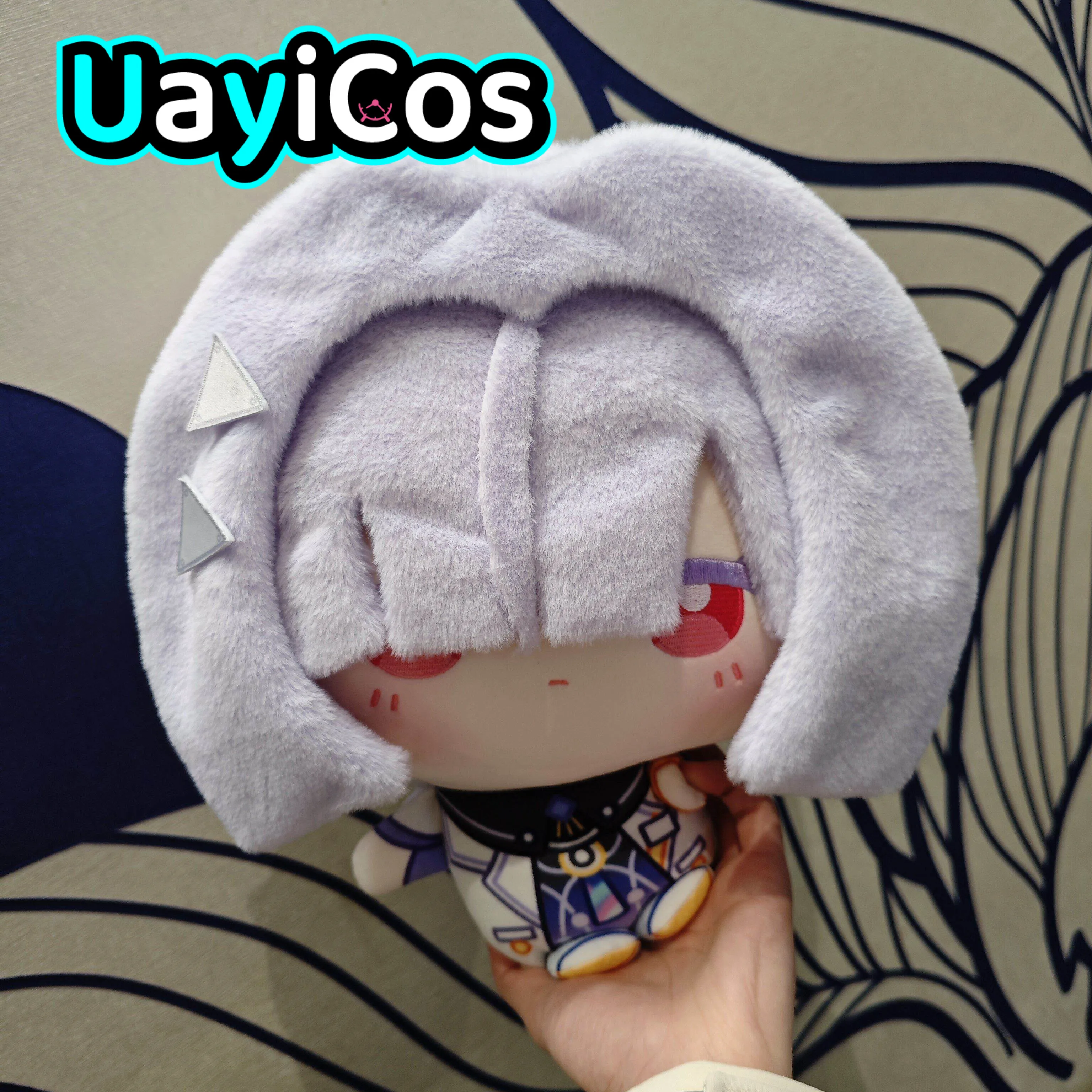 

35 см Wuthering Waves Морнэ: Большая плюшевая кукла-подушка с одеждой, мультяшный декор, аниме-игрушка, подарки, косплей