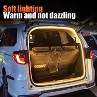 LED Dynamic Flowing Light Strip Multi-function Automatic Tail Box Light Car Trunk Ambient Lighting Strip for Truck Trunk Decor