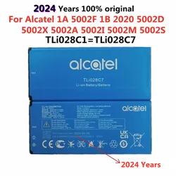 2024 100% Original 3000mAh TLi028C7 Battery TLi028C1 For Alcatel 1A 5002F 1B 2020 5002D 5002X 5002A 5002I 5002M 5002S Battery