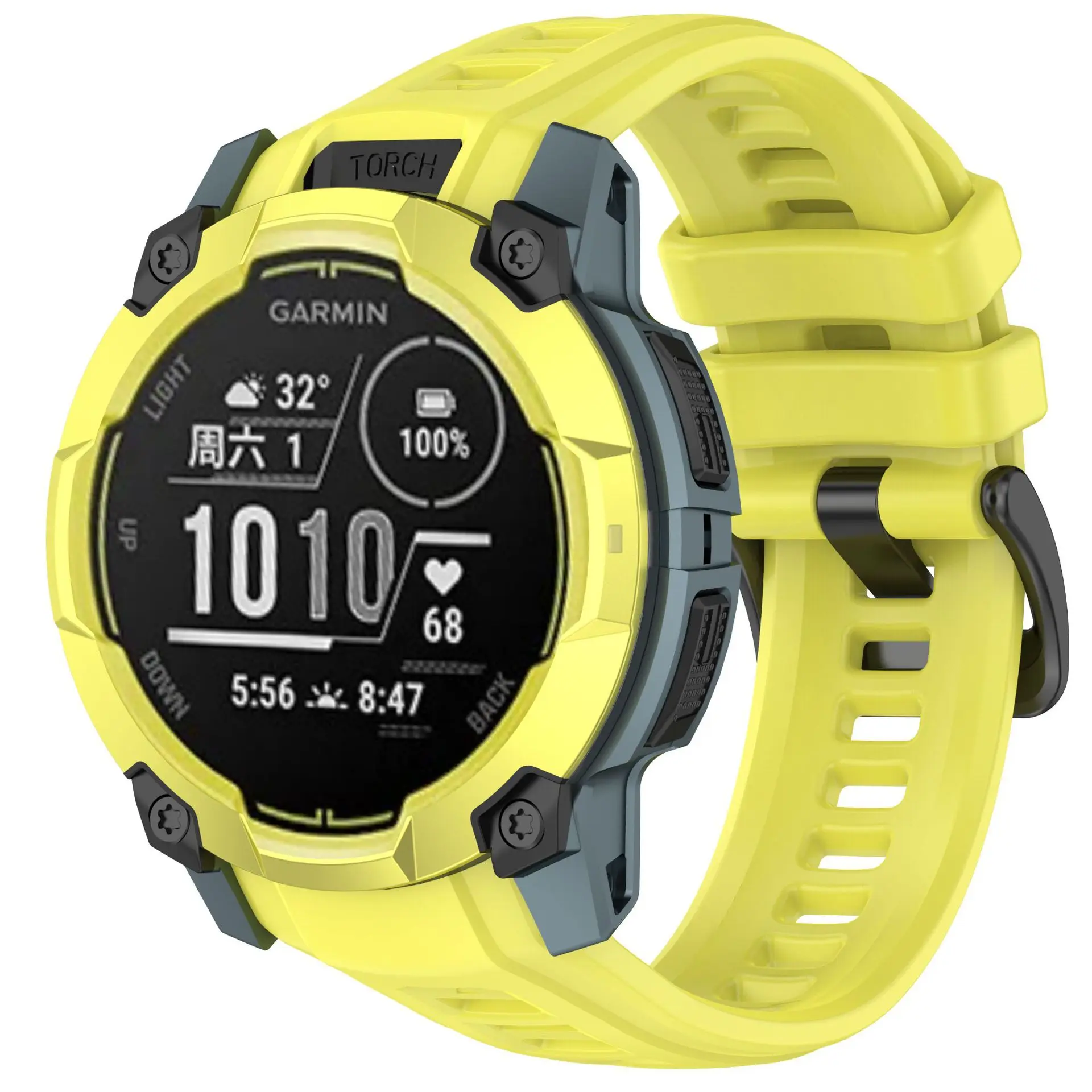 Silikonband für Instinct 3 Solar 50 mm Armband Sportarmband für Instinct 3 Amoled 50 mm Correa No Lücken Armband Armband 26 mm – Detail 10