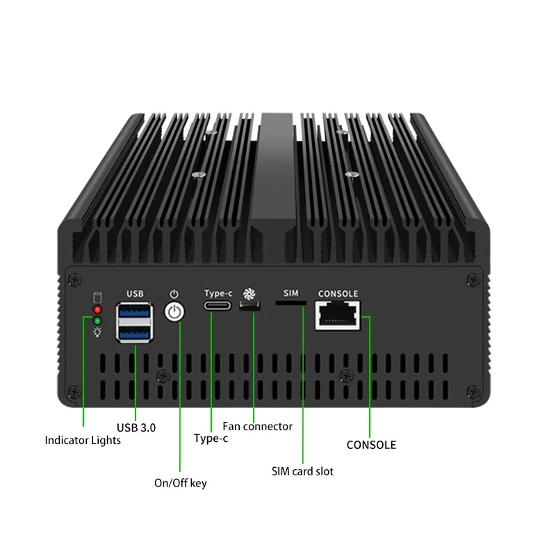 BitPC H14 جهاز توجيه ناعم 4x2.5G i226 4 * LAN كمبيوتر صناعي صغير بدون مروحة OPNsense VPN Server pfSense ESXi جهاز جدار الحماية