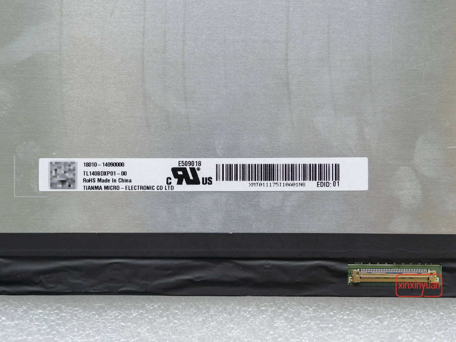Imagem -03 - Tela Lcd do Portátil 120hz Tl140bdxp01 Tl140bdxp0100 para Asus Rog Zephyrus Ga401q Px401q 2560x1440 120hz Display 40 Pinos Edp 14.0