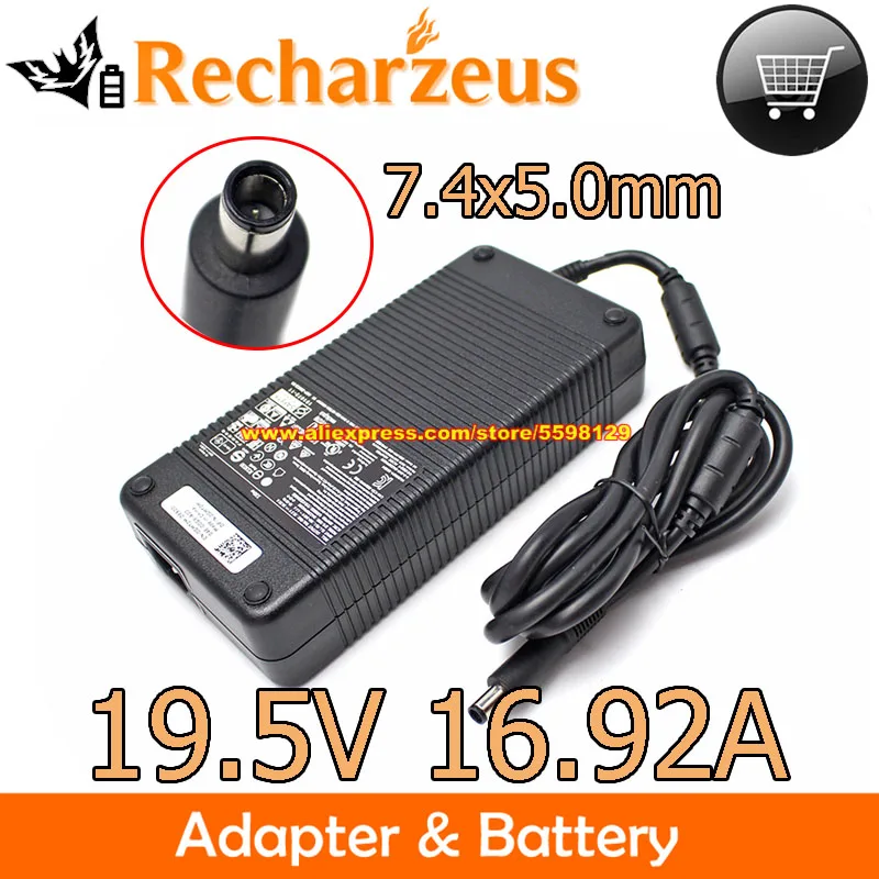 Genuine 19.5V 16.92A 330W AC Adapter DA330PM190 ADP-330CB BA 0GMT0M 01MDV8 Charger For Dell ALIENWARE M18X 17R5 51M X51 R2 R3