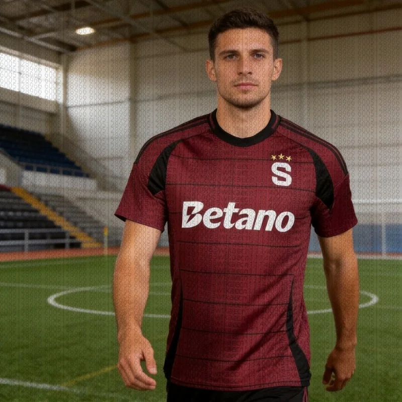 Nueva Camiseta de Fútbol del Sparta Praga 2026 para Hombre, Informal, de Secado Rápido, Apta para Uso Diario y Entrenamiento, para Padres e Hijos