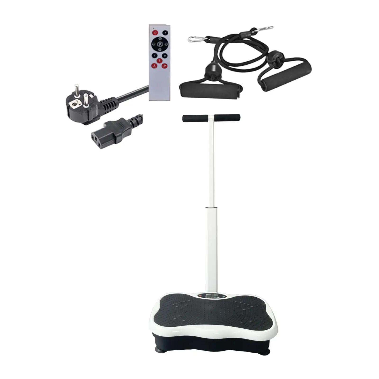 Vibration Plate Exercise Machine with Handrails Body Toning Vibrating Plate