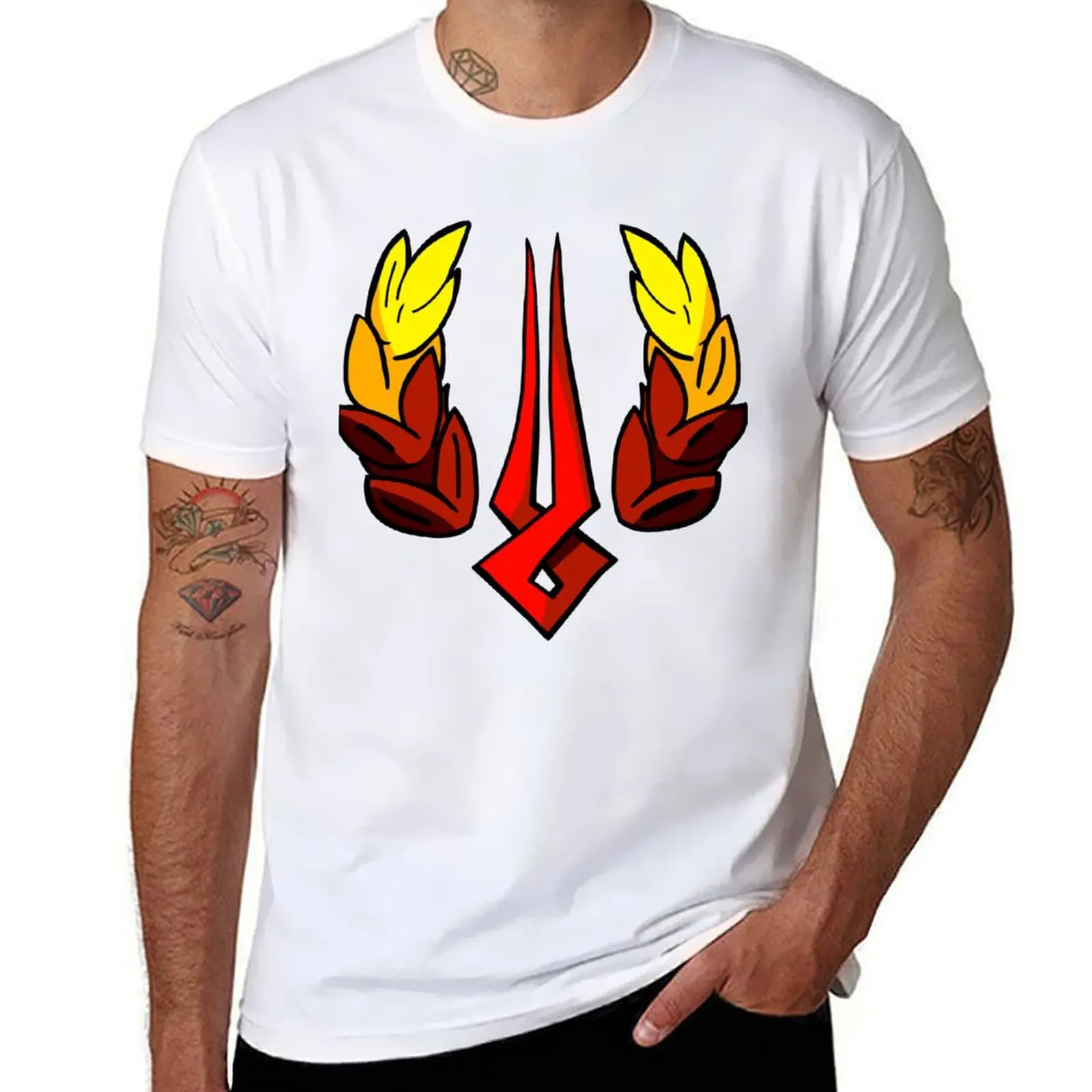 

Hades Game Logo Zagreus Supergiant Loading Symbol T-Shirt cotton t shirt pack man t shirt cotton T-Shirt