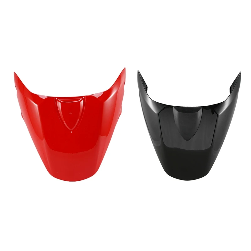 

2X Rear Pillion Seat Cover Passenger Seat Cover For Ducati Monster 696 795 796 1100 2009-2012 Red & Black