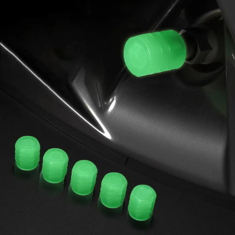 Tire Valve Cap Popular Portable Prank Vehicle 10g Wheel Dust Cover Eye-catching Glow Interesting Luminous Part