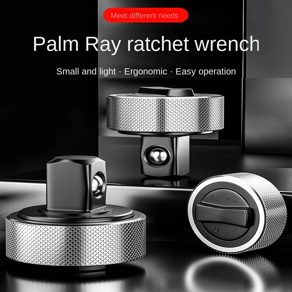 

Mini Ratchet Socket 1/4“ 3/8” 1/2” Drive Wrench Whole Steel Palm Ratchet Socket Finger Reversible Ratchet Handle