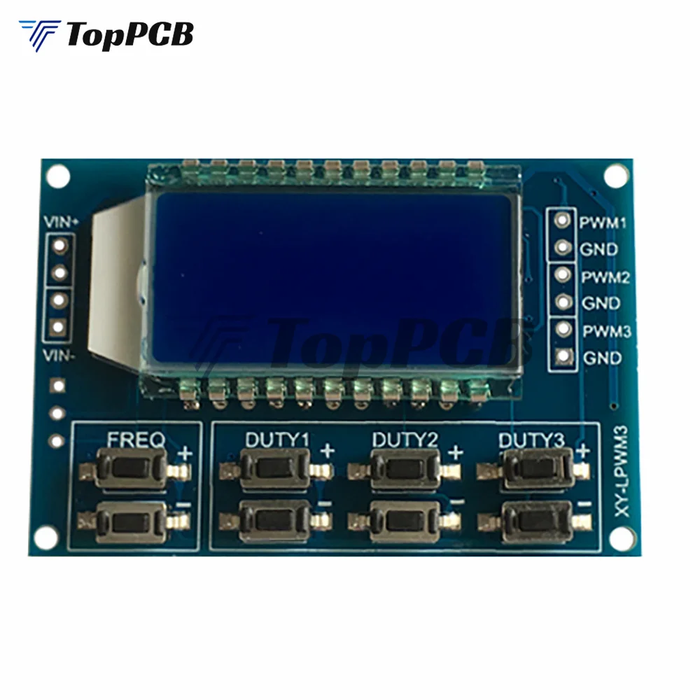 3 Channel LCD Backlight Digital Signal Generator Square Wave PWM Pulse Frequency Duty Ratio Adjustable Module 1Hz-150Khz