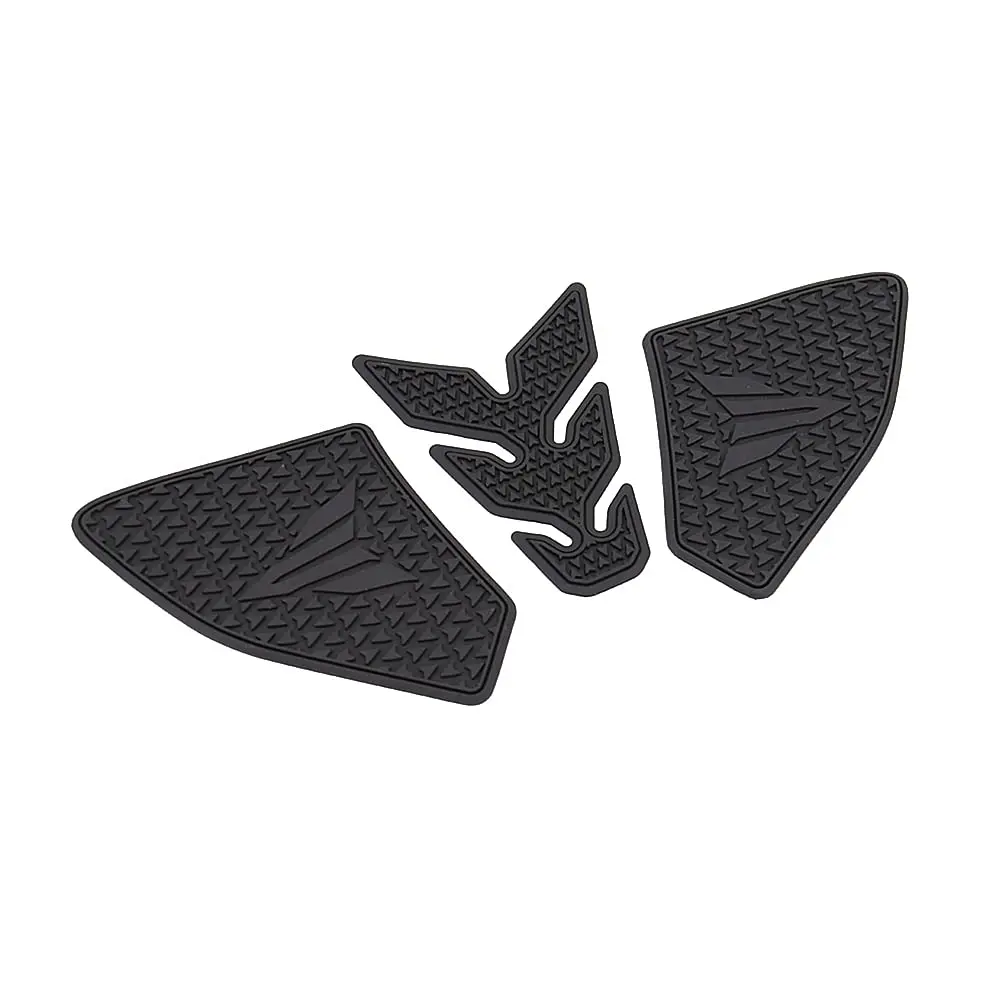 

Motorcycle Side Fuel Tank Anti-Scratch Waterproof Rubber Sticker Black Suitable for MT-09 2021 Models