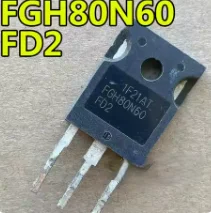 5pcs FGH80N60FD FGH80N60 FGH80N60FD2 80N60 TO-247 80A 600V TO247 TUBE/POWER IGBT TRANSISTOR/