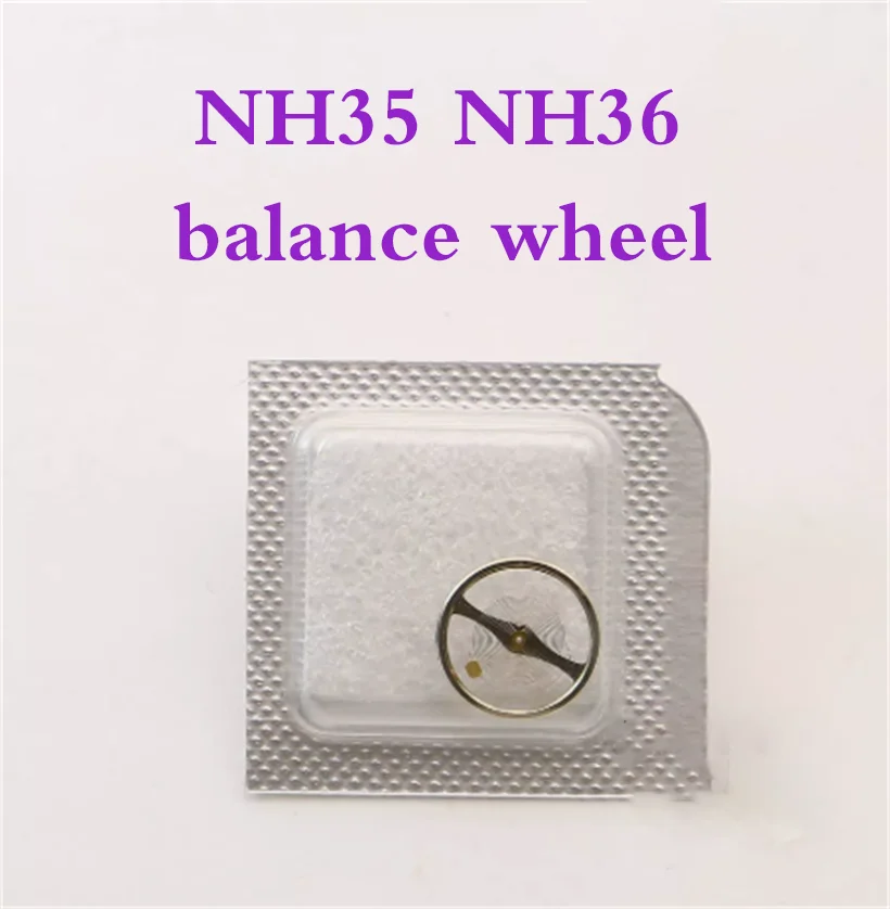 Watch Accessories Brand New Original Parts Suitable For NH35 NH36 Movements Full Swing Swing Wheel (including hairspring)