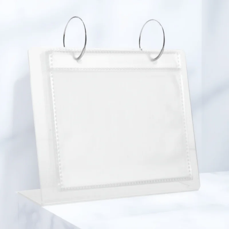 Flip Picture Holder Desktop Photo Display Table Frame Stand Custom Book Scrapbook