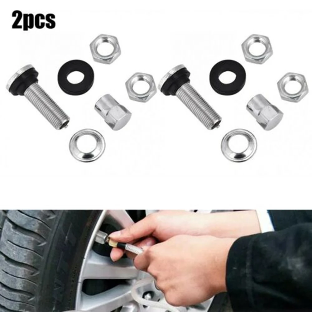 2Pcs Tire Wheel Valve Tubeless No Tube Stem Motorcycle Car Bike ATV Bicycle For Motorcycles Motorbike Cars Bicycles For Honda