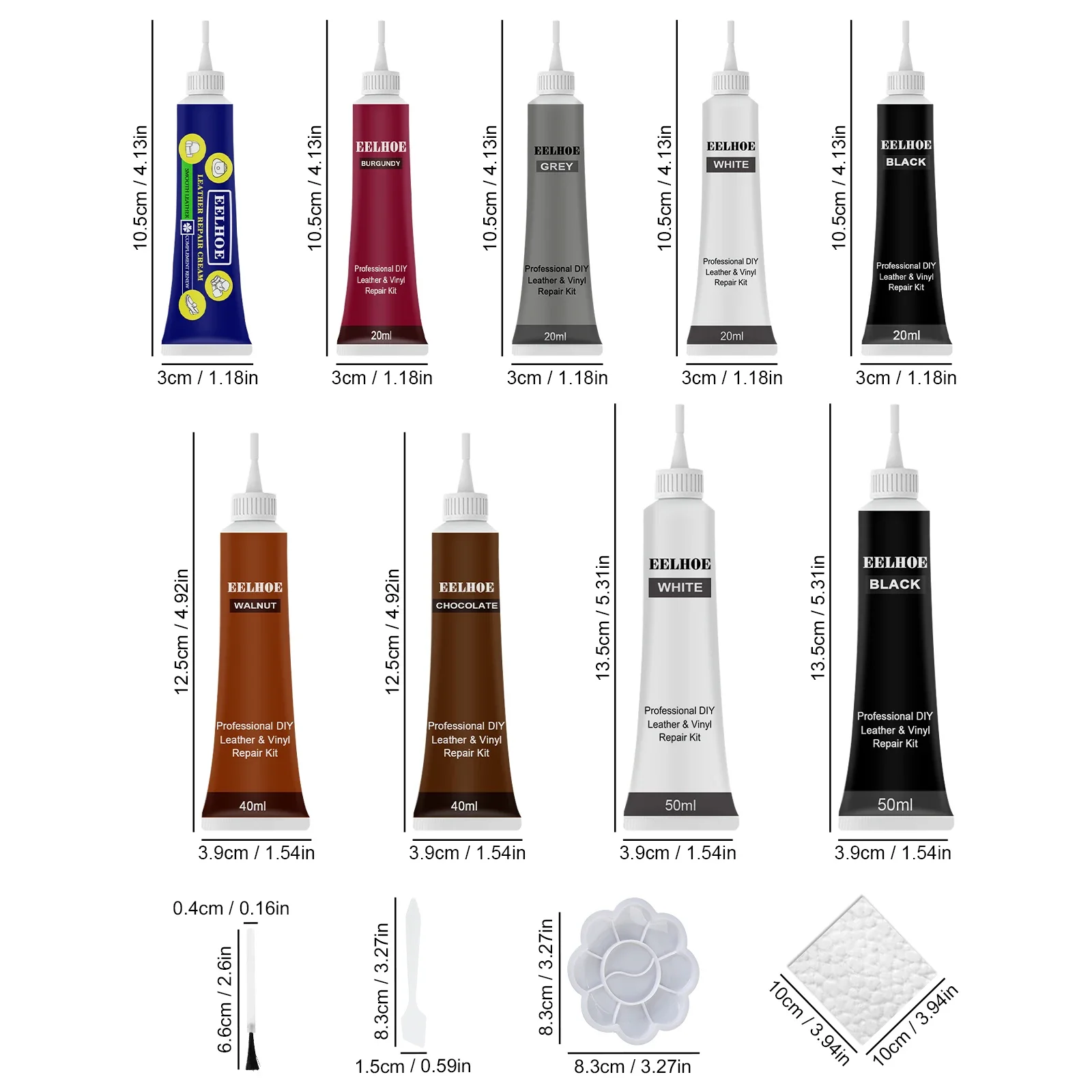 20/50ml Professional Leather Repair Paste Leather Complementary Color Repair Paste Car Repair Cream Agent Car Accessries image 6