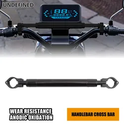 Motorcycle Handlebar Cross Bar Reinforced Thick Handlebar Pull Rod Front Balance Bar Reinforced Motorcycle Modifiable Parts