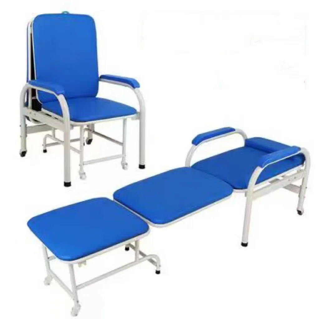 Hospital Furniture Infusion Chair With IV Pole Patient Transfusion Medical Recliner Chair