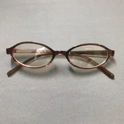 Round Frame Small Oval Frame Glasses Retro Y2k PC Flat Spectacle Glasses Oval Korean Style Optical Myopia Glasses Women