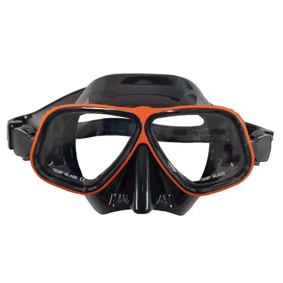 Large frame adult men's and women's diving goggles, diving masks, free snorkeling, myopia diving goggles, anti fog treatment
