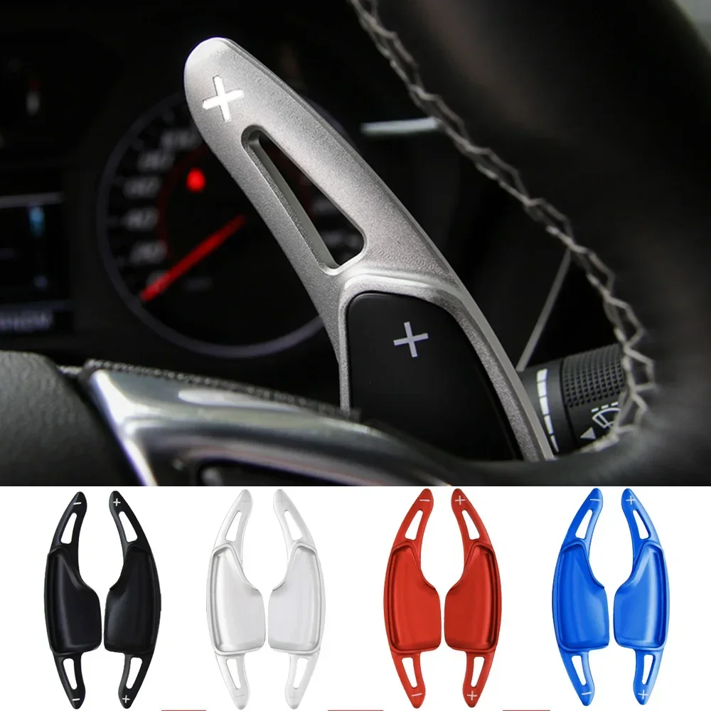 Shift Paddles For Chevrolet Corvette C7 R Z06 ZR1 Convertible 2018 Grand Sport Car Steering Wheel Shifter DSG Extension Stickers