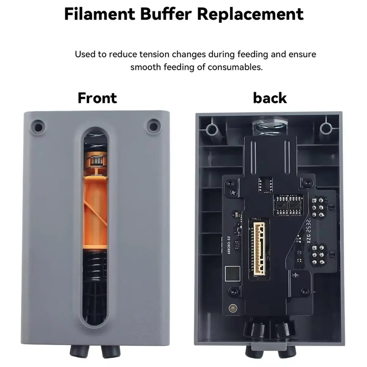 A10R Feed Buffer Filament Buffer for Bambu Lab P2S Smooth and Safe Feeding Buffer with 6PIN Extension Cable 3D Printer Part