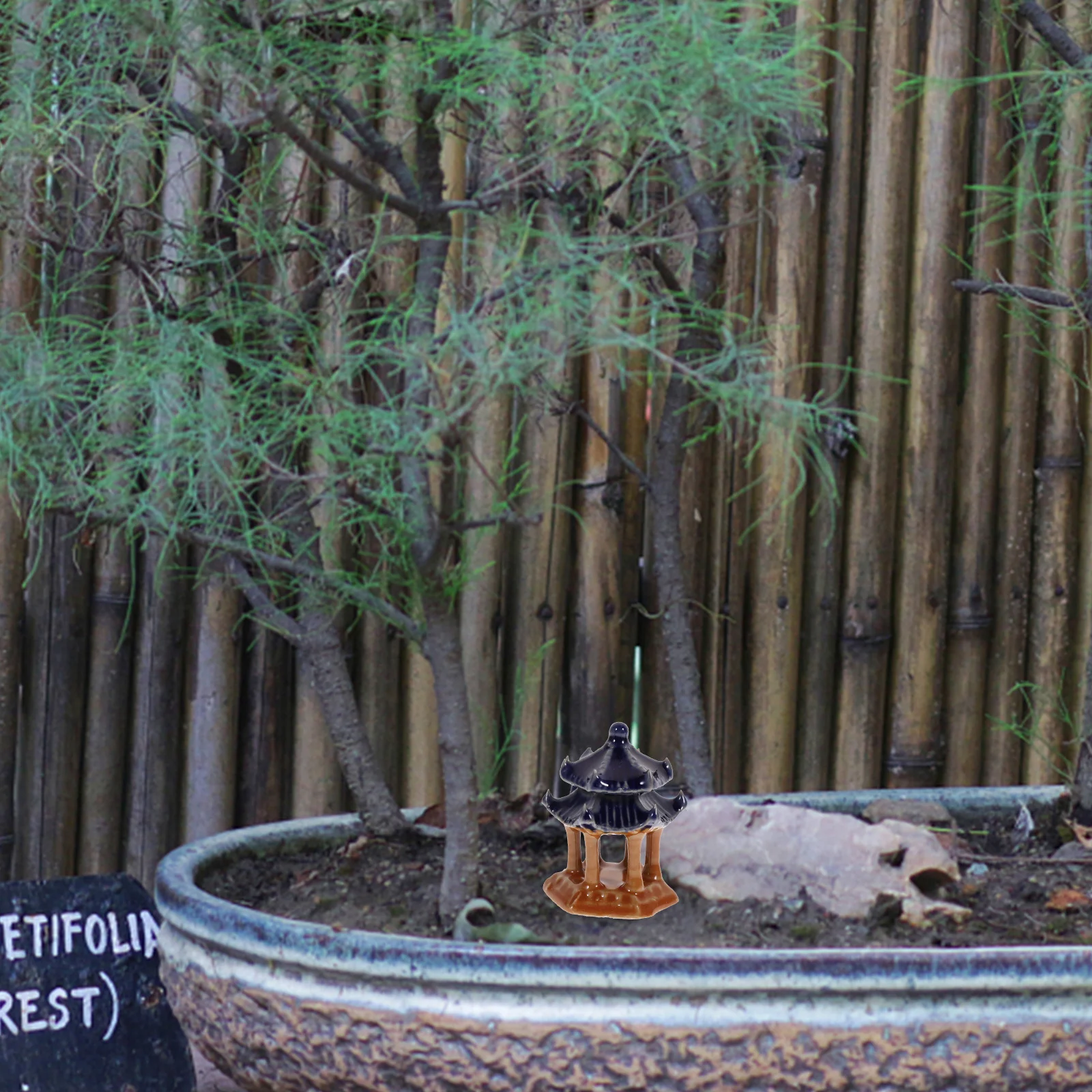 

11Pcs Ceramic Micro Landscape Decor Miniature Lawn Ornaments for Home Garden Aquarium Simulation Props Simulated Scene Props