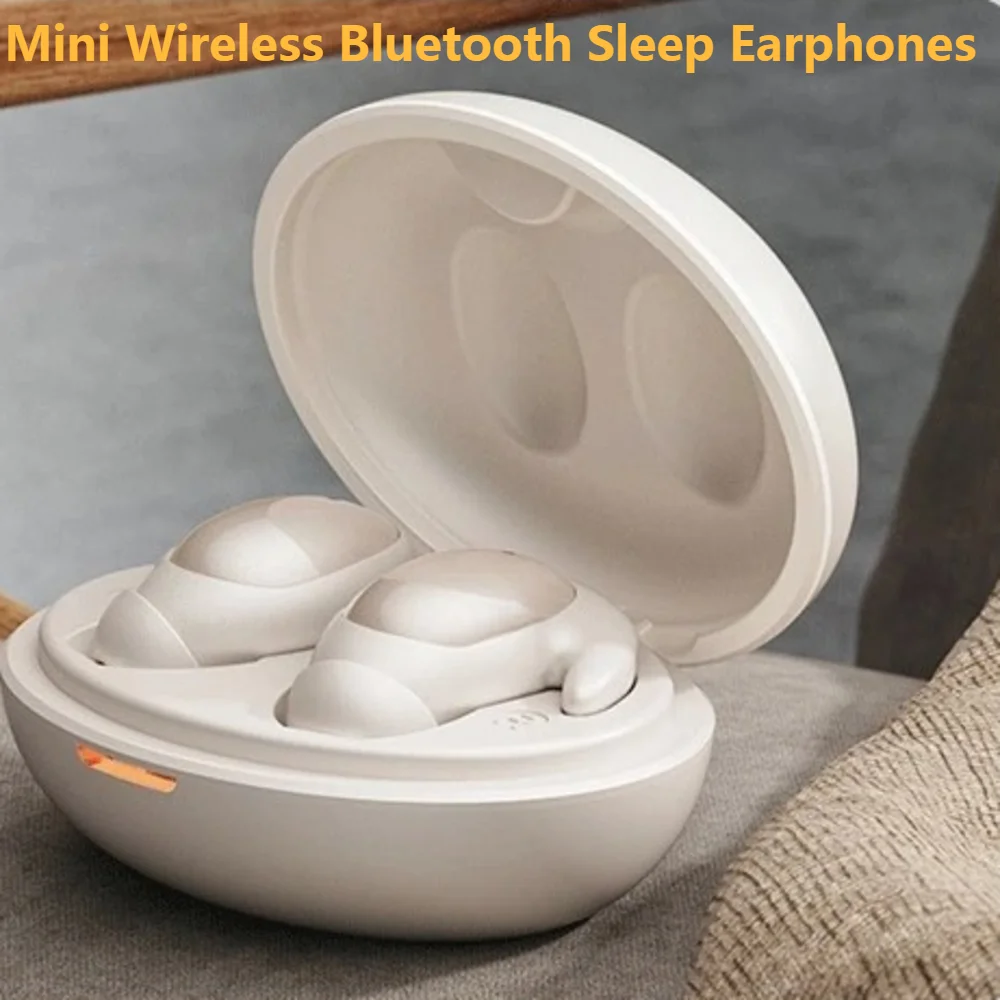 

FE New In-Ear Noise Cancelling Mini Wireless Bluetooth Earphones Sleeping Headphone TWS HiFi Stereo Earbuds With Mic For Sleep