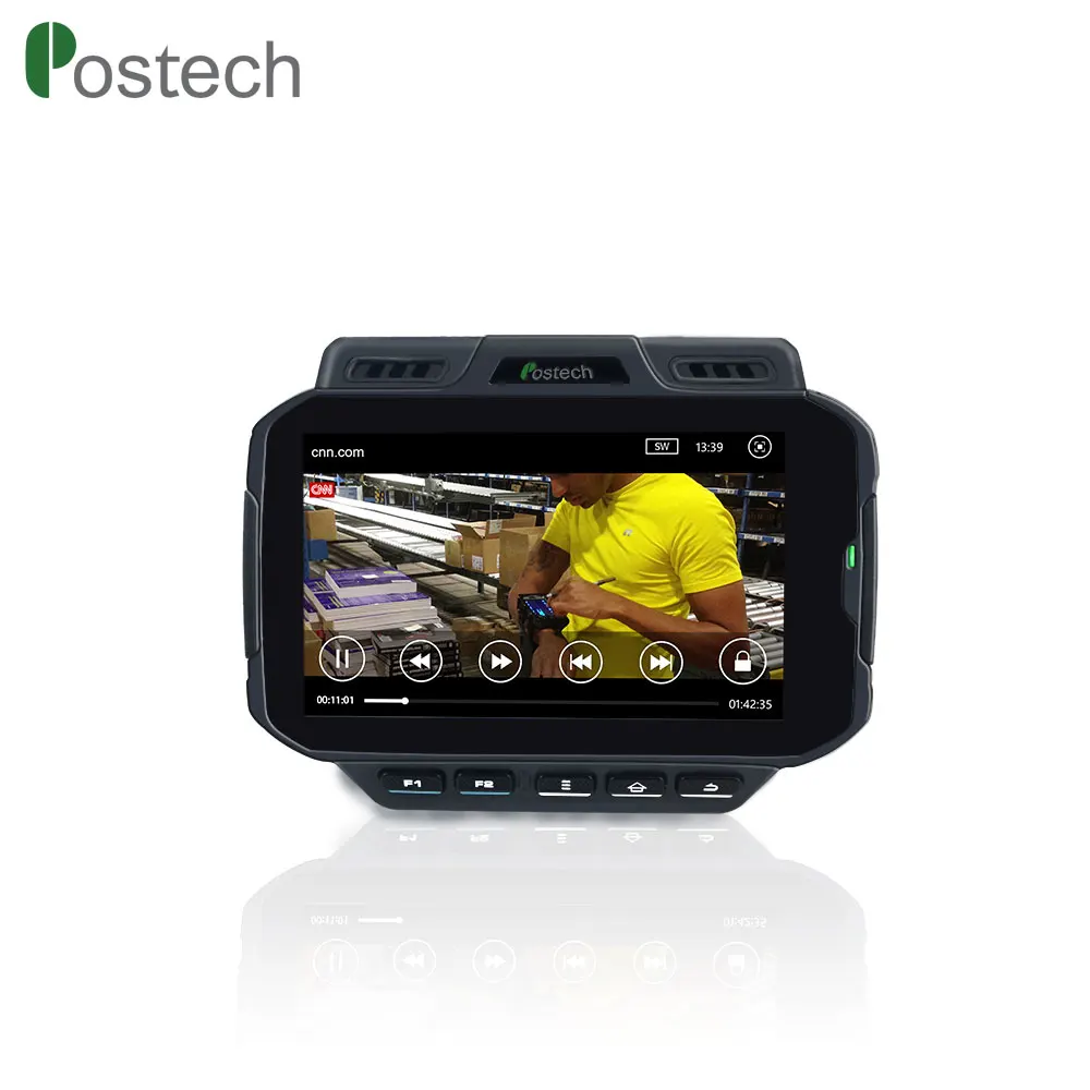Wearable Scanner Android PDA 5 Inch Touch Screen Wrist Armband Data Terminal