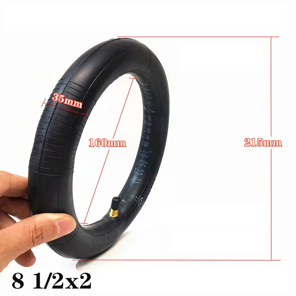 Scooter Inner Tube 8 1/2 X 2 Straight & Bent Valve For /LENOV0 Scooter 8.5'' Tyre Rubber Scooter Replacement Accessories