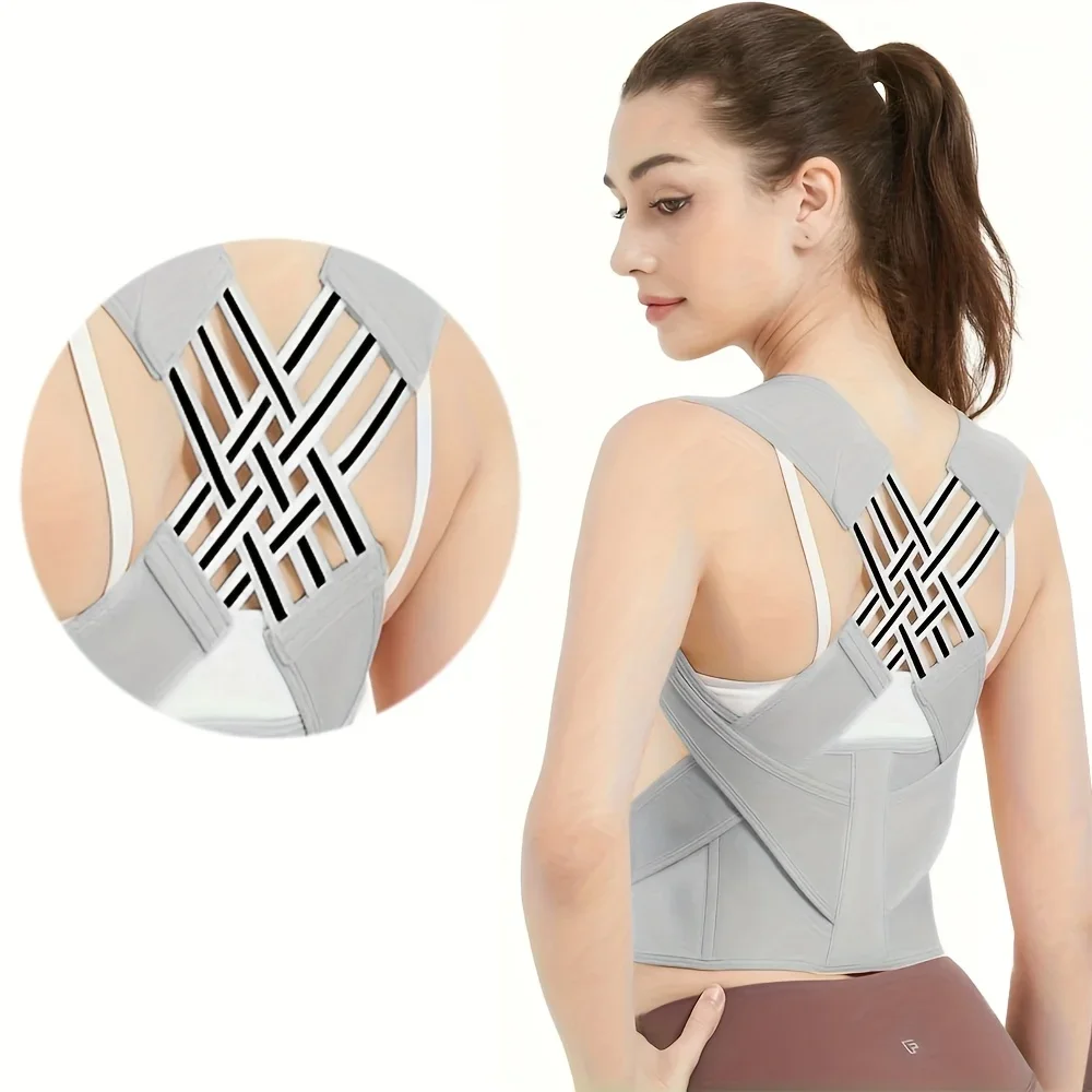 Dropshipping Back Posture Corrector Brace for Women breathable Back Posture Correction back support belt shoulder students kid