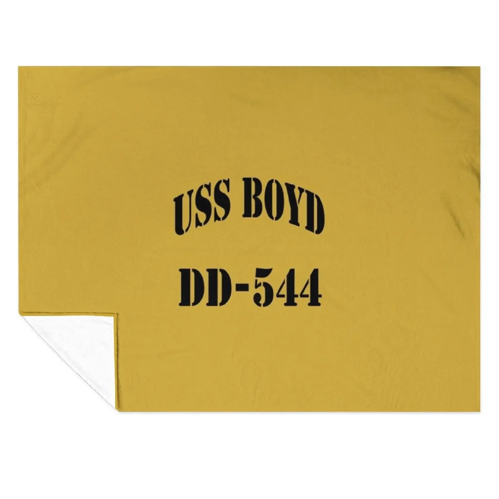 

USS BOYD (DD-544) SHIP'S STORE Throw Blanket Comforter Thin Bed linens Soft Big Blankets