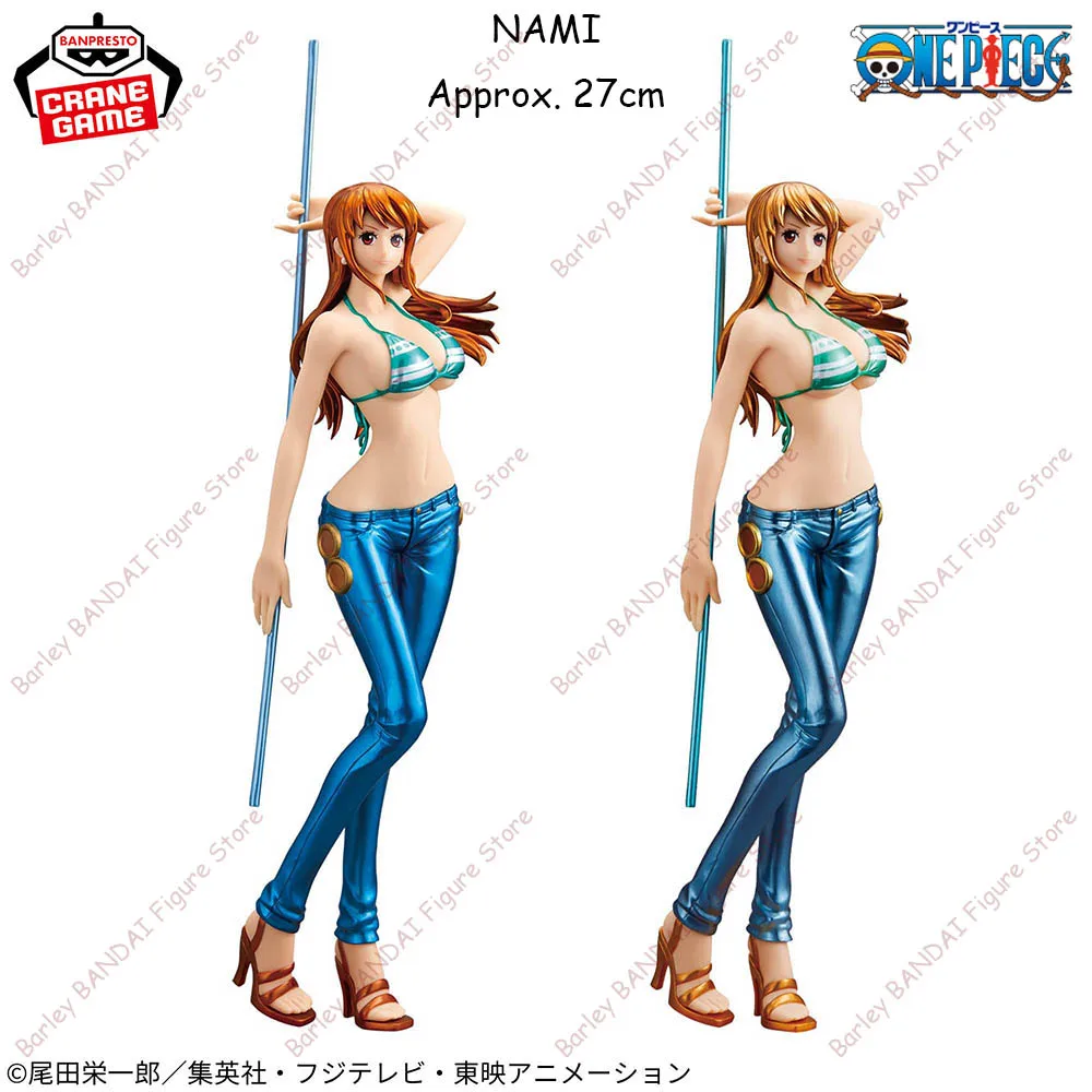 

В наличии: Оригинальная коллекционная фигурка BANPRESTO GLITTER&GLAMOURS One Piece Нами (специальный цвет), 27 см, аниме-фигурка в коробке, модель для коллекции.