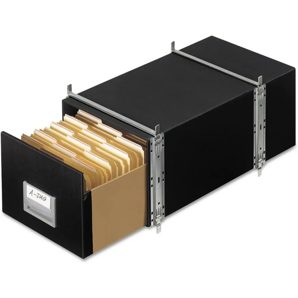 

Pack STAXONSTEEL Maximum Space Saving Filing Cabinet, Stacks 10 High, Steel Frame, Letter, Black