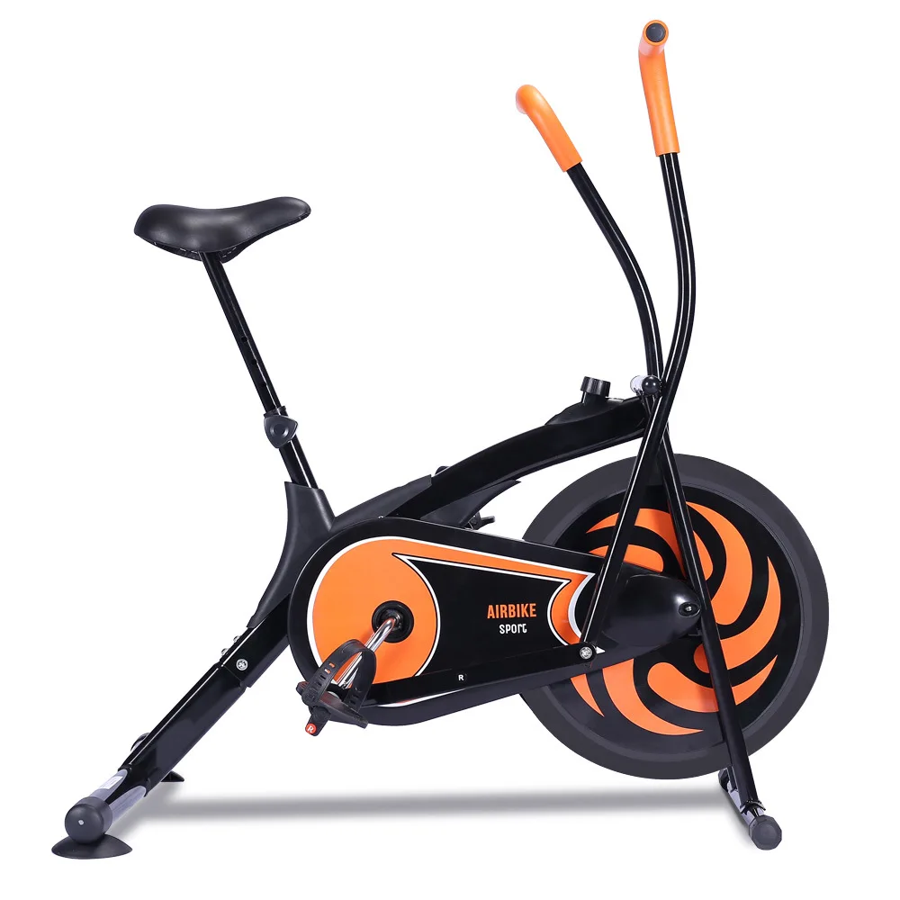 Bicicleta Ergométrica de Ar Personalizada para Atacado de Fábrica, Bicicleta de Exercício com Resistência ao Vento para Uso Doméstico e em Academia
