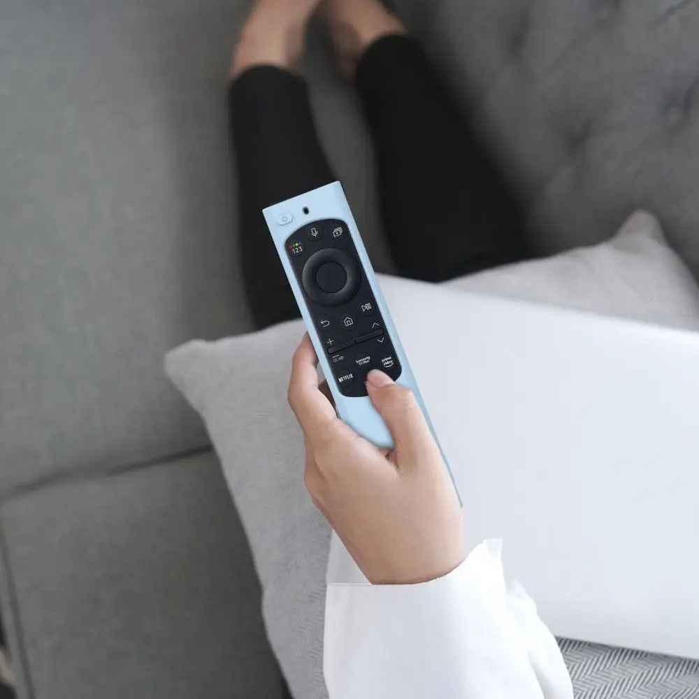 2022 Silicone Remote Control Case Soft Smart TV Protective Cover Washable Shockproof for Samsung BN59 TM2280
