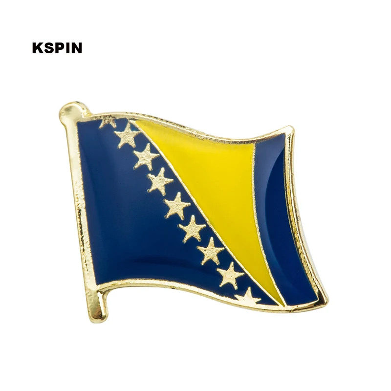 Bosnia National Flag Badges Metal Pin for Clothes Rozet Makara Replica Coins KS-0036