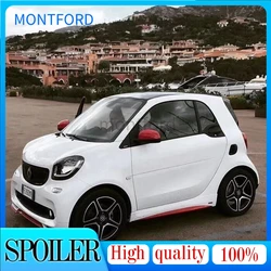 For Benz Smart Fortwo 2Door 453 Unpainted Front Rear Lip Side Skirts Front Rear Fender Flare Body Kit Rear Spoiler Bumper