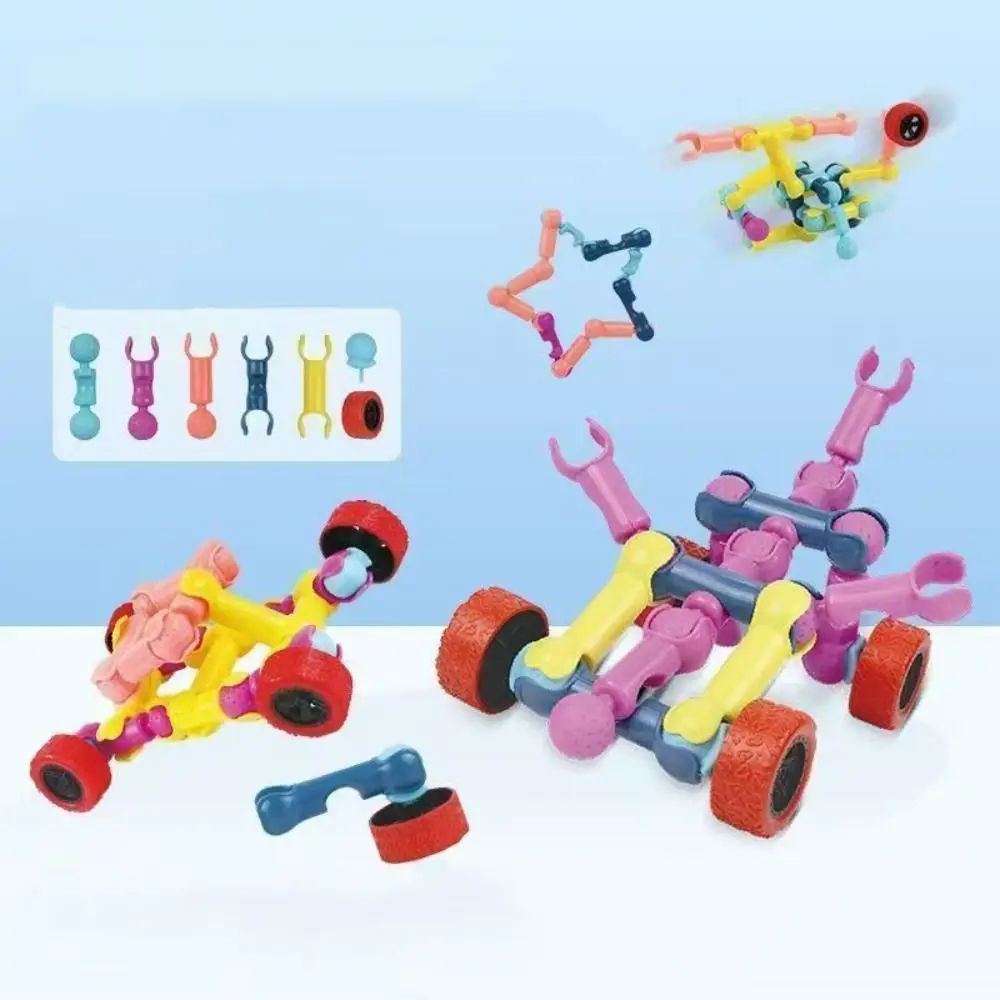 101 шт. кирпичи, сращивание моделей, игрушки-блоки. Подвижная универсальная конструкция-головоломка шарнирная ручная работа