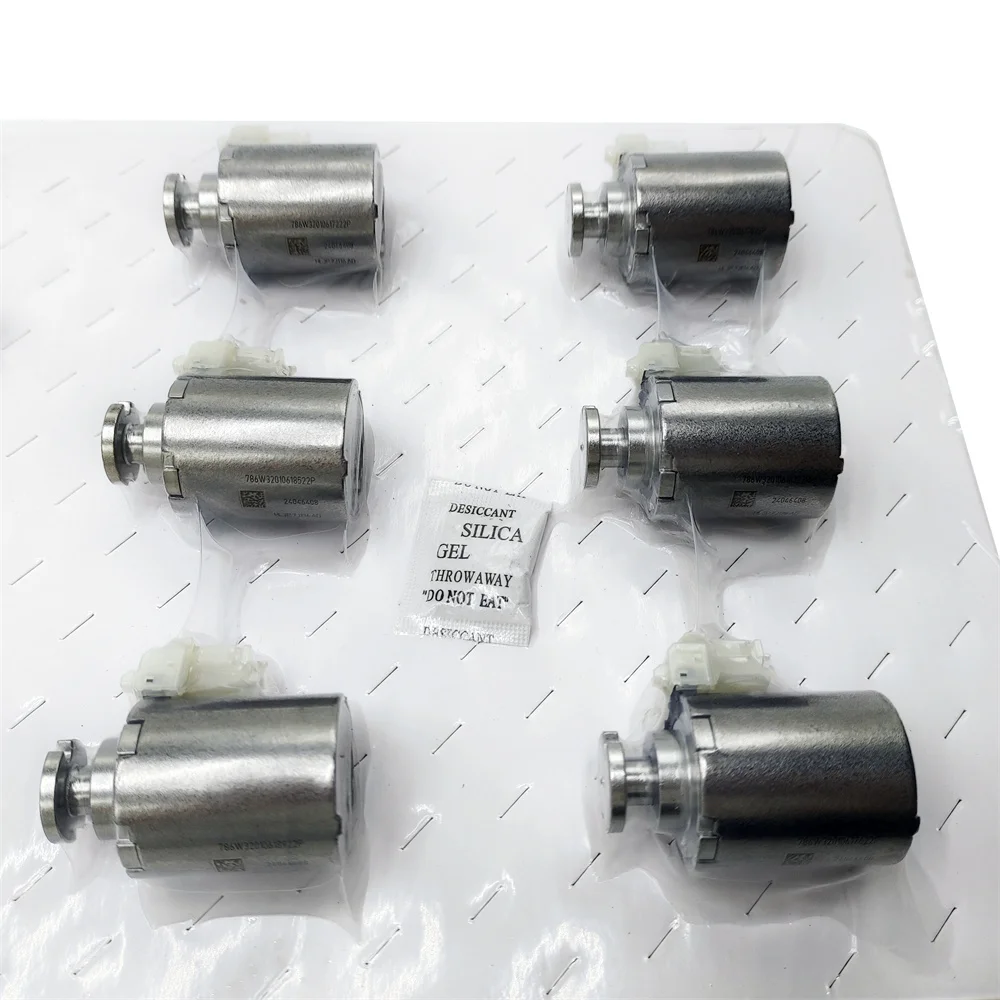 8Pcs Genuine New 10R60 10R80 Automatic Transmission Solenoid Kit for Ford Raptor F150 Mustang Roadrunner 2.2 Explorer