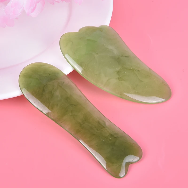 1 pçs portátil prático rolo de massagem facial jade natural anti rugas rosto emagrecimento shaper corpo pé relaxamento ferramenta beleza