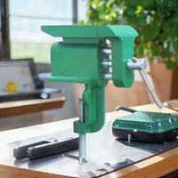 Workbench Vise For Woodworking 360 Degree Rotating Mini Clamp Home Workshop Table Tool Station