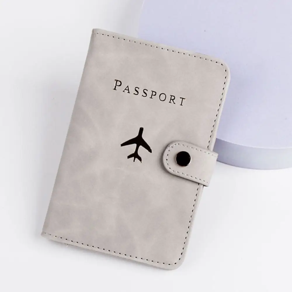 Storage Bag Ticket Holder Wallet Protector Cover Case PU Card Case Passport Protective Cover Passport Holder Travel Accessories