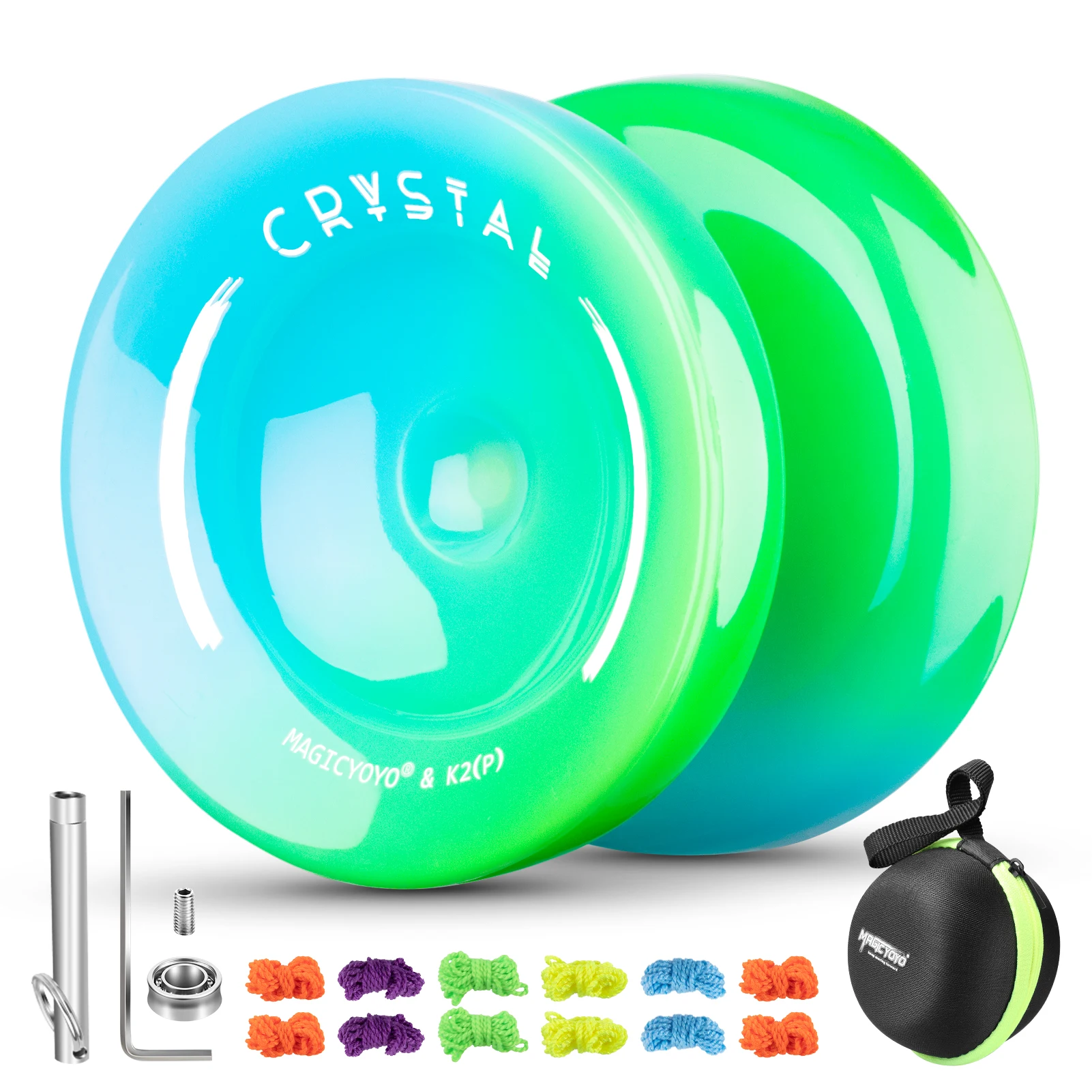 MAGICYOYO Responsive Yoyo K2 ，Dual Purpose yoyo for Beginners and Advanced Players