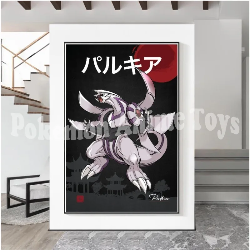 Pokemon Peripherals Pikachu Gyarados Squirtle Charmander Canvas Painting Anime Wall Art Prints Living Room Decor Posters