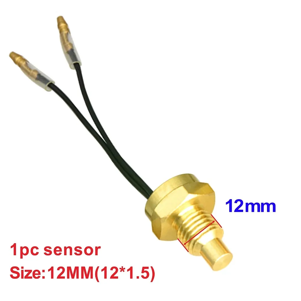 1Pcs 50K Head Plug Water Temperature Sensor 12V/24V NPT 3/8 1/8 1/2 Digital Temperature Sensor 10/12/14/16/17/21mm Universal