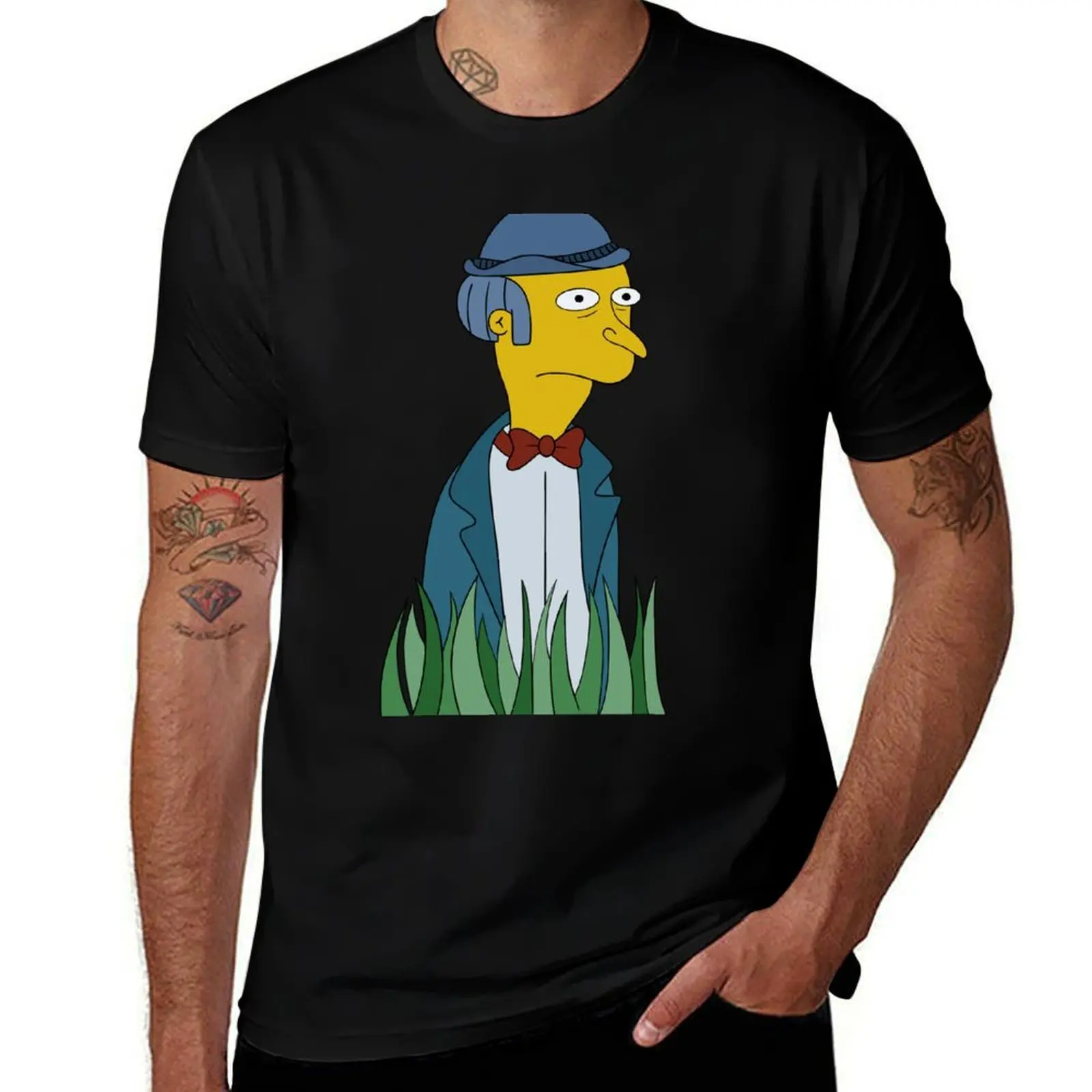 

Mr. Burns in the grass T-Shirt man tshirt printed t shirts for man man t shirt designer T-Shirt